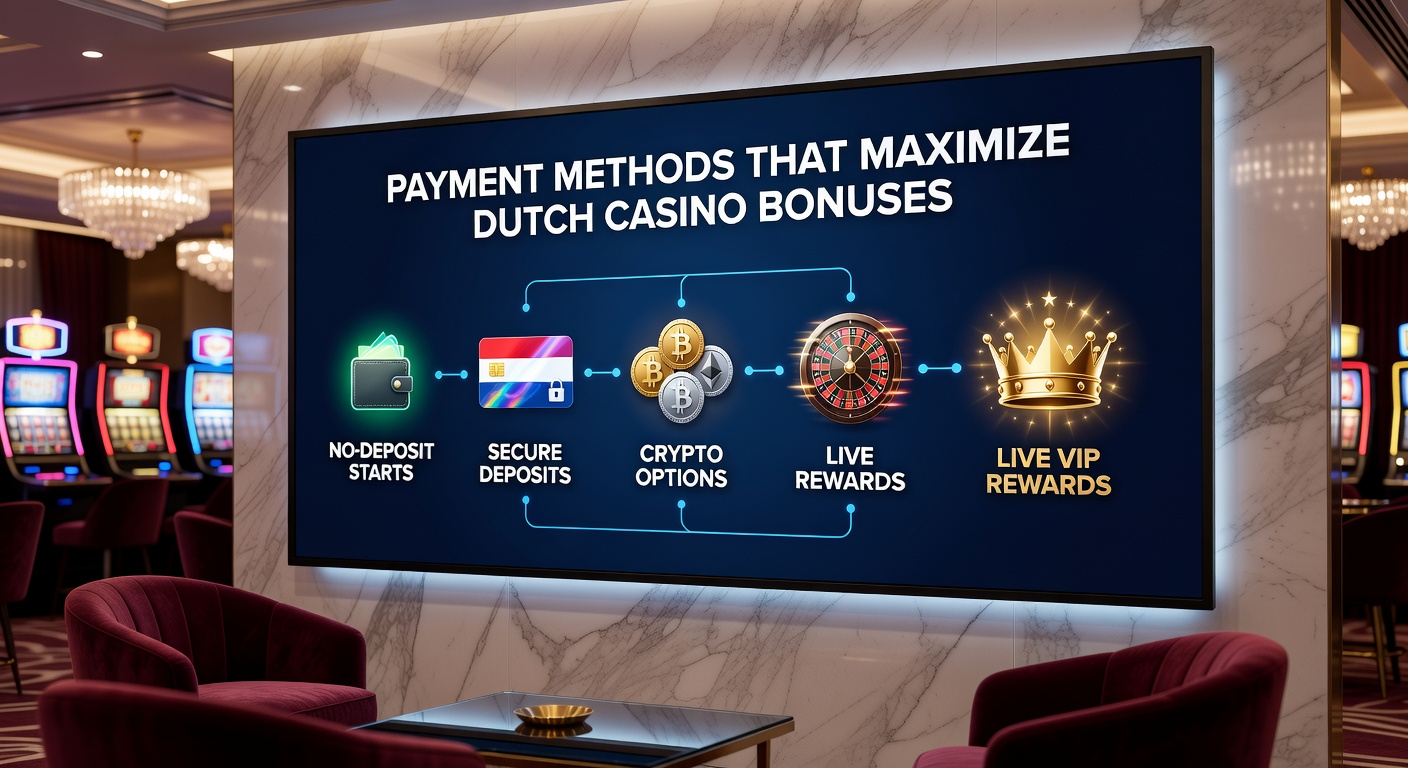Illustratie van een VIP-ladder in een Nederlands online casino, met stappen van no-deposit free spins via iDEAL deposits naar live dealer rewards en exclusieve bonussen